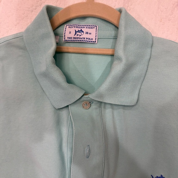 Mint Green Men’s Small Polo Southern Tide - Picture 4 of 4